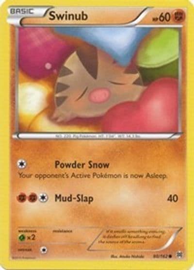 Swinub XY - BREAKthrough Pokemon card
