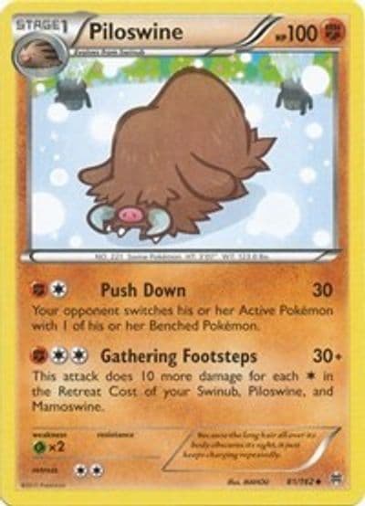 Piloswine XY - BREAKthrough Pokemon card