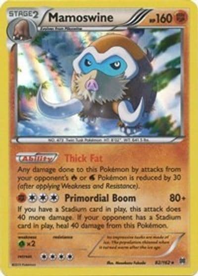 Mamoswine XY - BREAKthrough Pokemon card