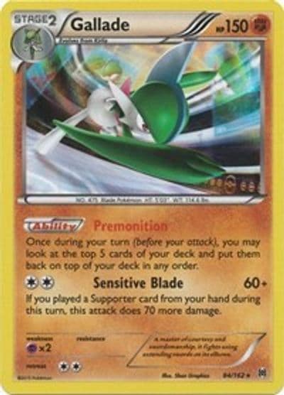 Gallade XY - BREAKthrough Pokemon card