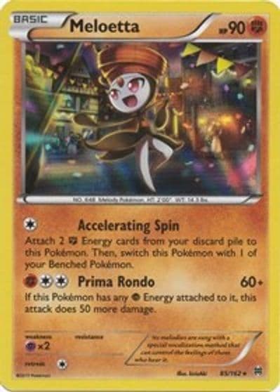 Meloetta XY - BREAKthrough Pokemon card