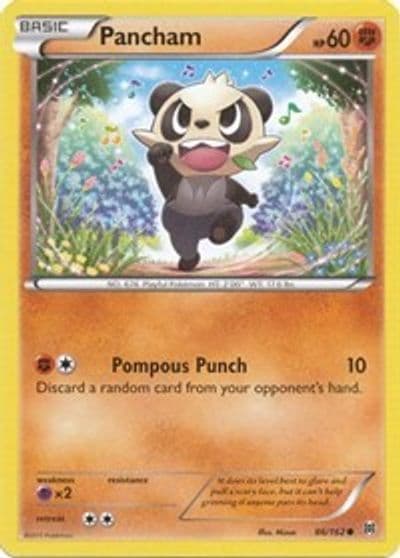 Pancham XY - BREAKthrough Pokemon card