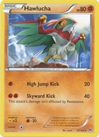 Hawlucha XY - BREAKthrough Pokemon card