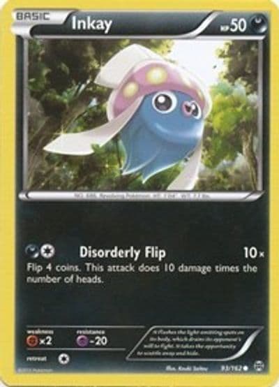 Inkay XY - BREAKthrough Pokemon card
