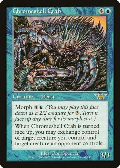 Chromeshell Crab Legions Magic card