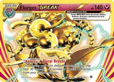 Florges BREAK XY - BREAKthrough Pokemon card