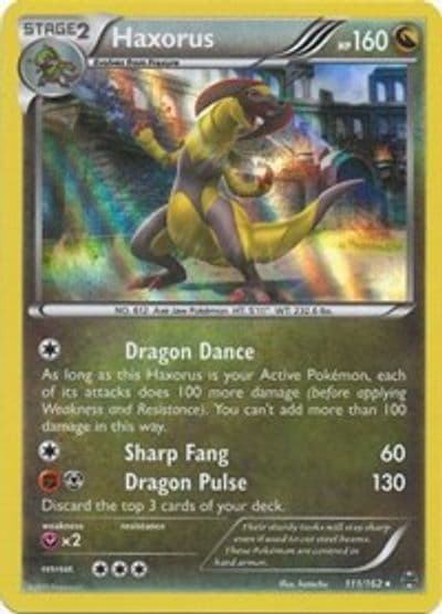 Haxorus XY - BREAKthrough Pokemon card
