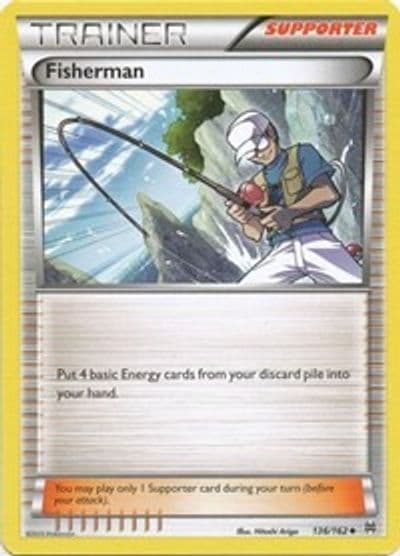 Fisherman XY - BREAKthrough Pokemon card