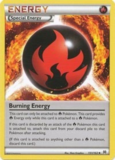 Burning Energy XY - BREAKthrough Pokemon card