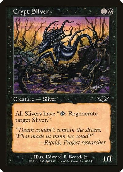 Crypt Sliver Legions Magic card