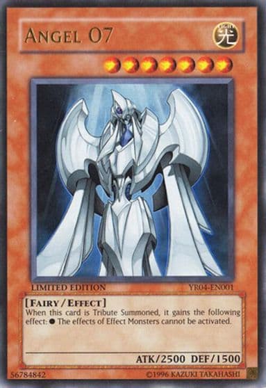Angel O7 Yu-Gi-Oh! R Manga Promo Yu-Gi-Oh! card