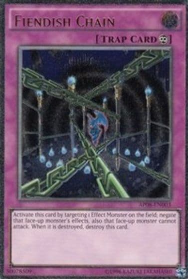 Fiendish Chain UTR Astral Pack 8 Yu-Gi-Oh! card