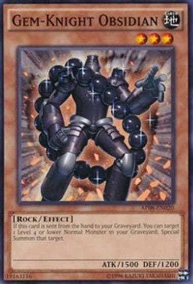 Gem Knight Obsidian Astral Pack 8 Yu-Gi-Oh! card