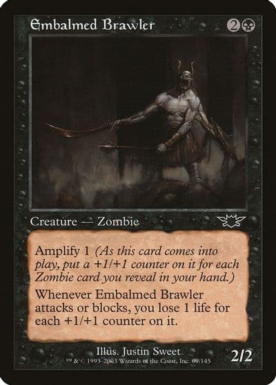 Embalmed Brawler Legions Magic card