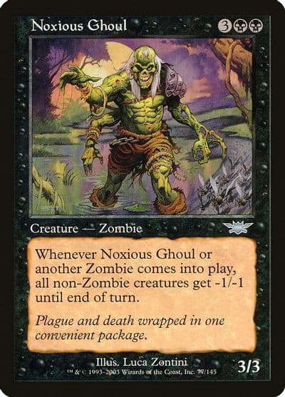 Noxious Ghoul Legions Magic card