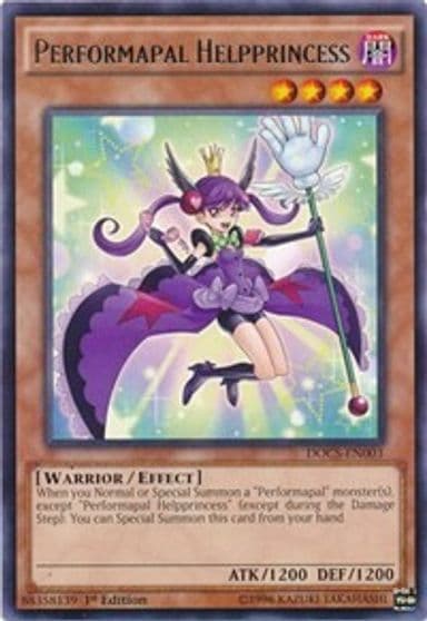Performapal Helpprincess Dimension of Chaos Yu-Gi-Oh! card