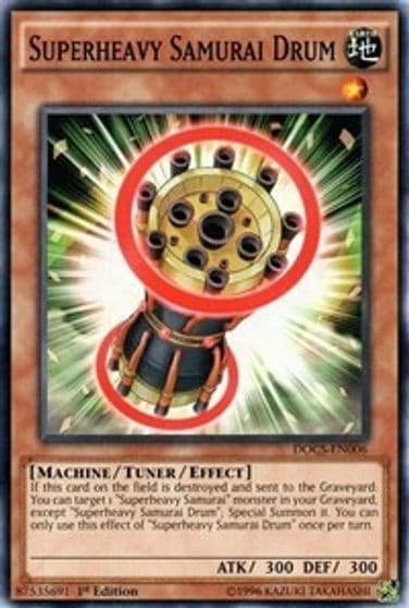 Superheavy Samurai Drum Dimension of Chaos Yu-Gi-Oh! card