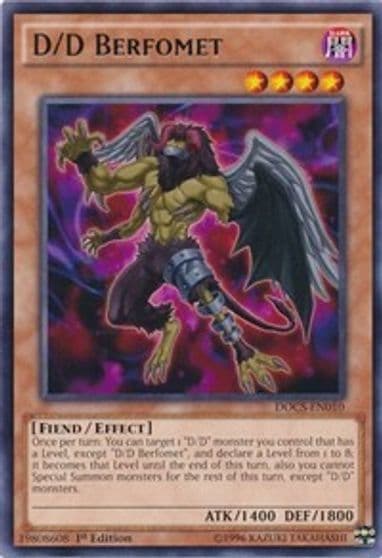 D D Berfomet Dimension of Chaos Yu-Gi-Oh! card