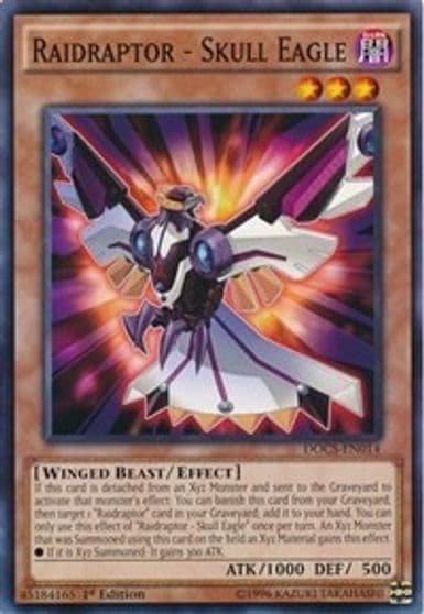 Raidraptor Skull Eagle Dimension of Chaos Yu-Gi-Oh! card
