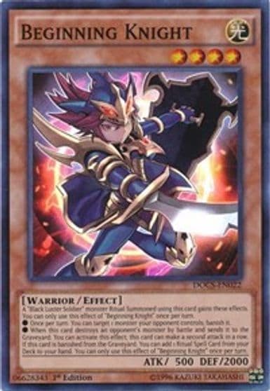 Beginning Knight Dimension of Chaos Yu-Gi-Oh! card