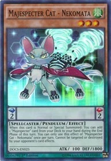 Majespecter Cat Nekomata Dimension of Chaos Yu-Gi-Oh! card