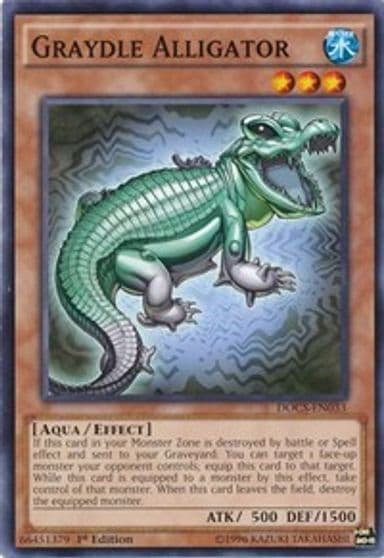 Graydle Alligator Dimension of Chaos Yu-Gi-Oh! card