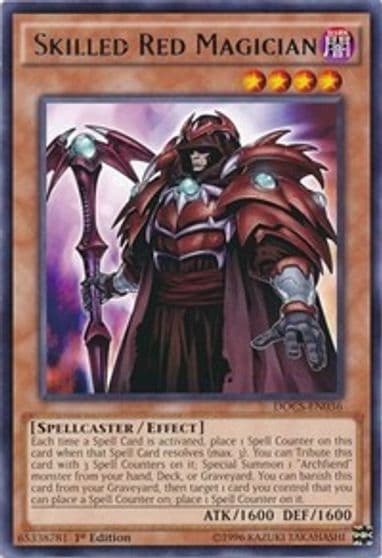 Skilled Red Magician Dimension of Chaos Yu-Gi-Oh! card