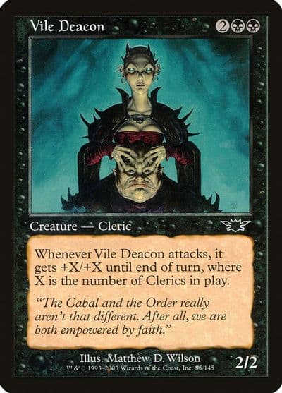 Vile Deacon Legions Magic card