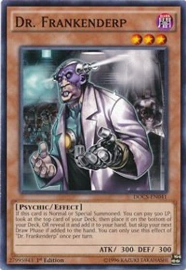 Dr Frankenderp Dimension of Chaos Yu-Gi-Oh! card