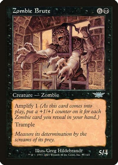 Zombie Brute Legions Magic card
