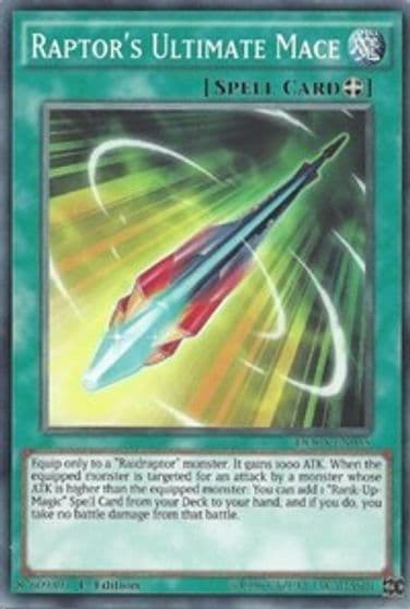 Raptors Ultimate Mace Dimension of Chaos Yu-Gi-Oh! card