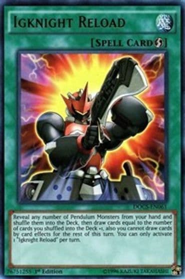 Igknight Reload Dimension of Chaos Yu-Gi-Oh! card