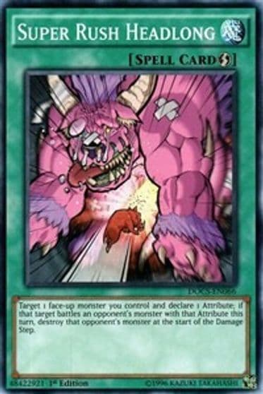 Super Rush Headlong Dimension of Chaos Yu-Gi-Oh! card