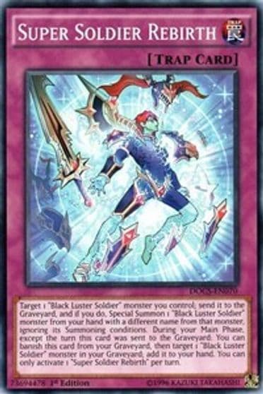 Super Soldier Rebirth Dimension of Chaos Yu-Gi-Oh! card