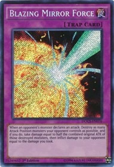 Blazing Mirror Force Dimension of Chaos Yu-Gi-Oh! card