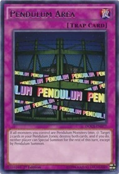 Pendulum Area Dimension of Chaos Yu-Gi-Oh! card