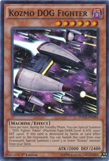 Kozmo DOG Fighter Dimension of Chaos Yu-Gi-Oh! card