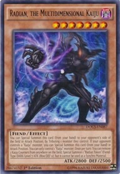 Radian the Multidimensional Kaiju Dimension of Chaos Yu-Gi-Oh! card