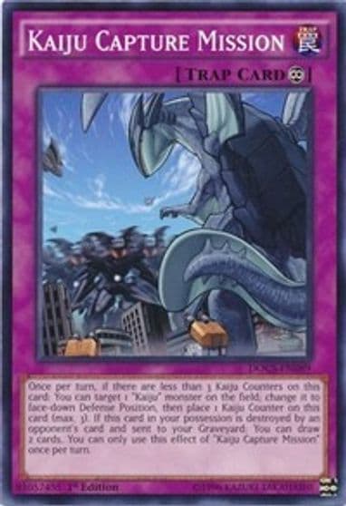 Kaiju Capture Mission Dimension of Chaos Yu-Gi-Oh! card