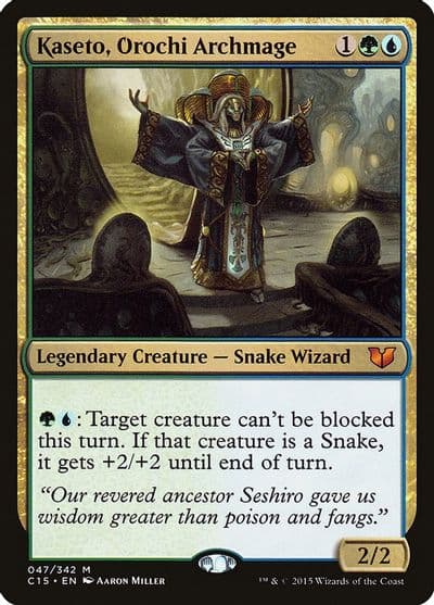 Kaseto Orochi Archmage Commander 2015 Magic card