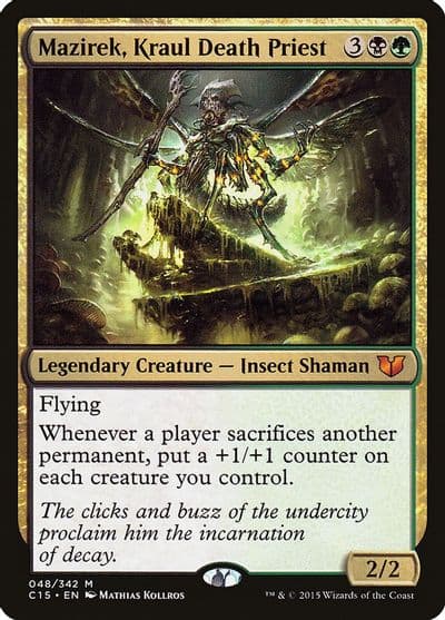 Mazirek Kraul Death Priest Commander 2015 Magic card