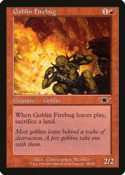 Goblin Firebug Legions Magic card