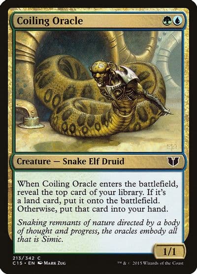 Coiling Oracle Commander 2015 Magic card