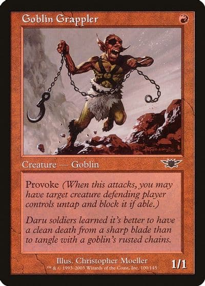 Goblin Grappler Legions Magic card