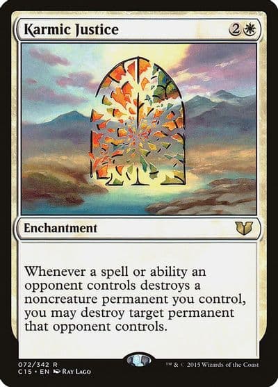 Karmic Justice Commander 2015 Magic card