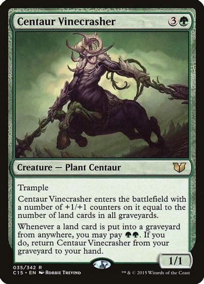 Centaur Vinecrasher Commander 2015 Magic card