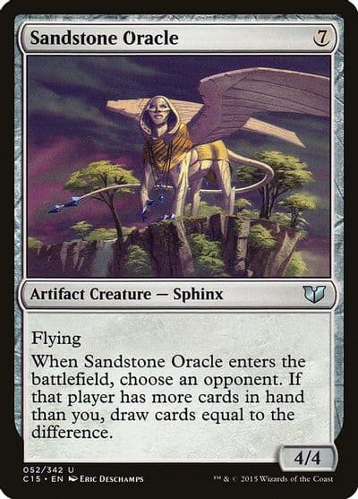 Sandstone Oracle Commander 2015 Magic card