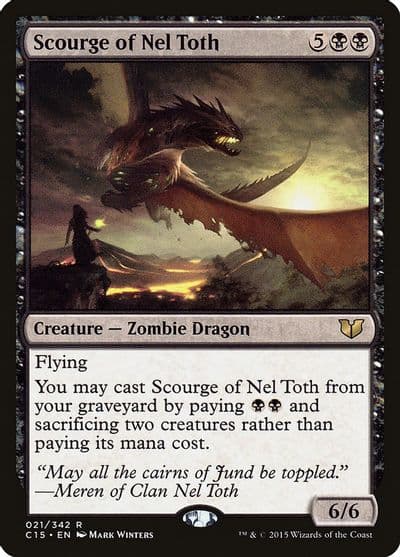 Scourge of Nel Toth Commander 2015 Magic card