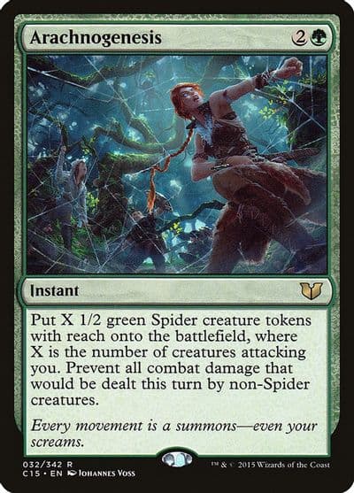 Arachnogenesis Commander 2015 Magic card