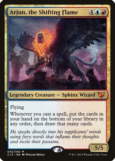 Arjun the Shifting Flame Commander 2015 Magic card